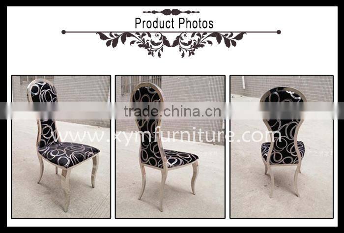 brushed aluminum standard commercial chair