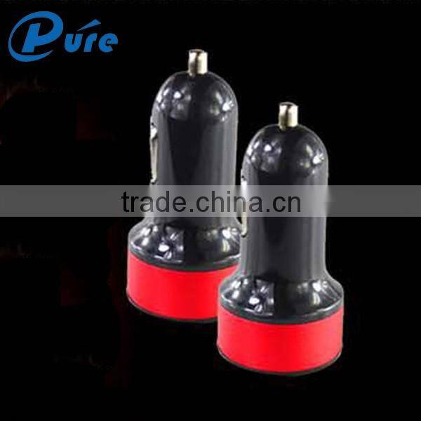 factory sale mobile phone charger DC 5V 2.4A 2 USB port mobile phone car charger accept OEM