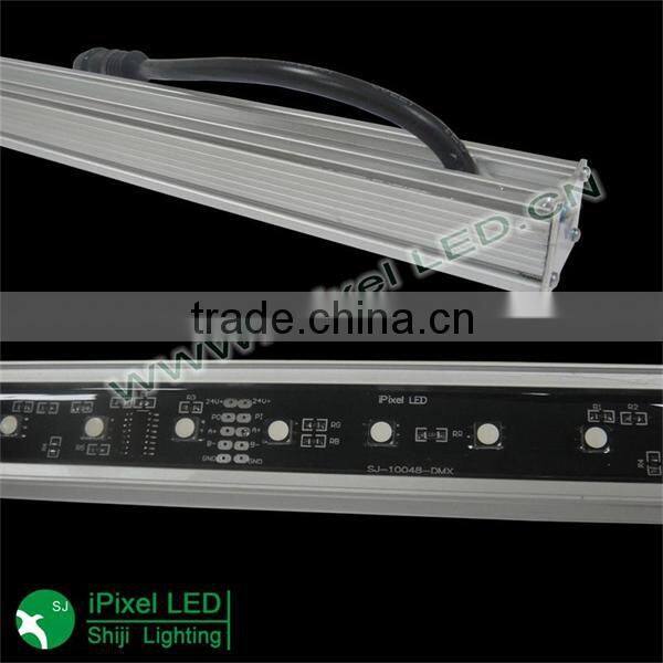 black pcb DMX digital addressable rgb led light rigid bar