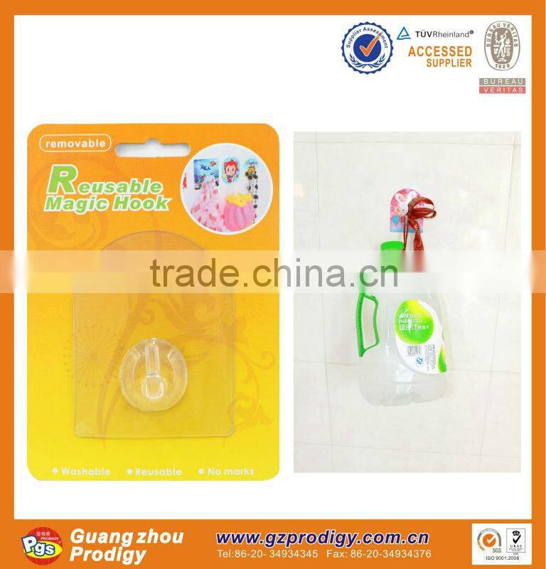 Reusable colourful printing reusable silicon adhesive hook