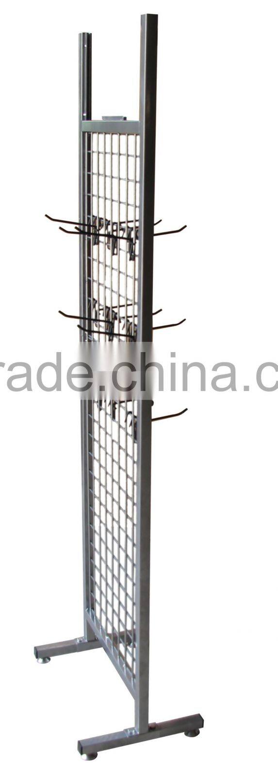 Customized hot retail metal wall display shop shelving