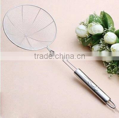 3 sizes net leakage stainless steel frying colander filter mesh line loushao dumplings spoon kitchen supplies S59
