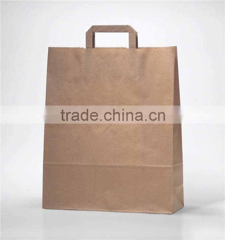 Quality handmade kraft paper bag with clear window