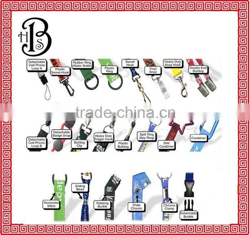 High quality promotional custom sublimation printed polyester neck lanyard for sale in 2016