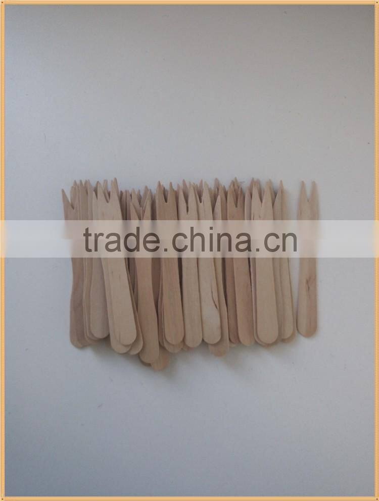 85mm Long Disoisable Wooden Fork, Fruit Fork, Apple Fork