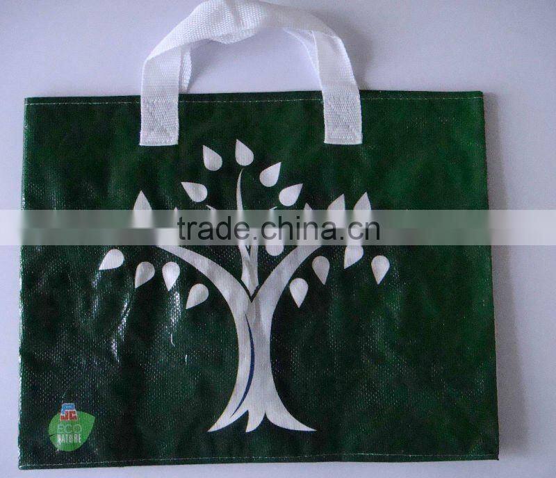 china fashional pp woven shopping bag, shopping tote bag