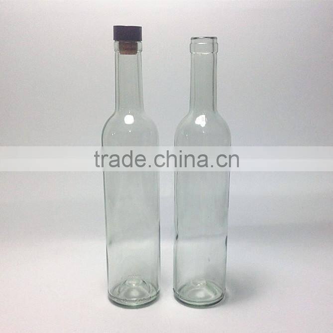 16oz clear wine bottle