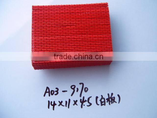 black square bamboo gift case box