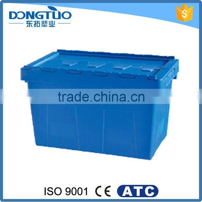 Hot sale heat resistant plastic box, lockable plastic storage box with handle high quality