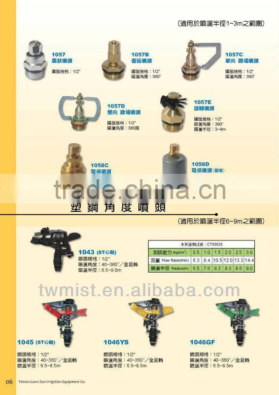 jet spray farm flat nozzle