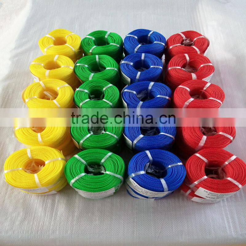 Nylon twisted pe material /polypropylene monofilament rope