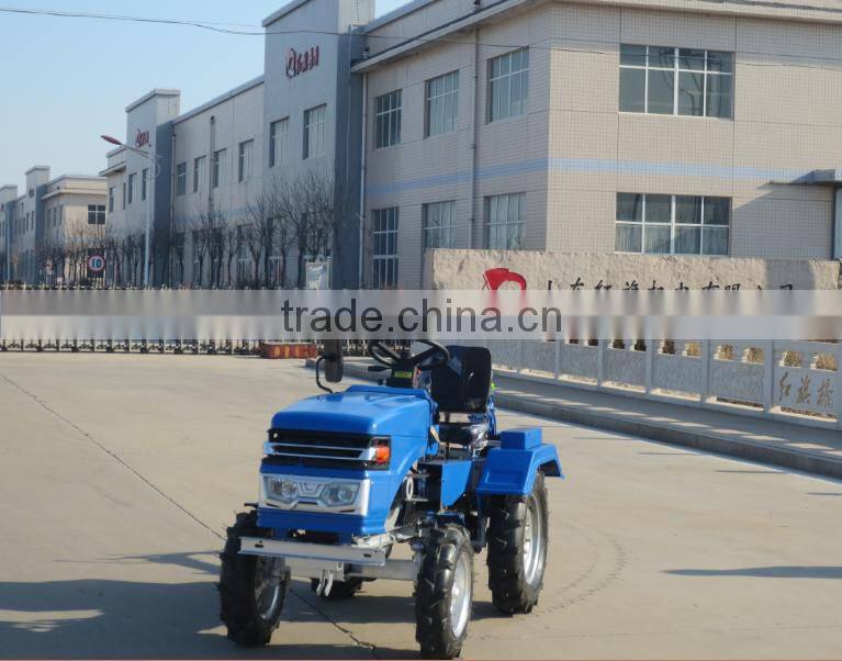 2015 hot sale NEW STYLE mini wheels tractor 12hp/ 15hp /18hp