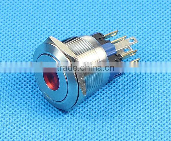 22mm waterproof push pull button switch