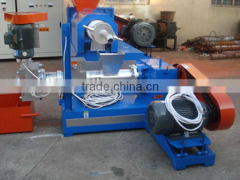 PE/EVA sheet pelletizing double stage extruder machine