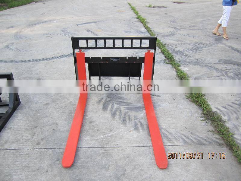 mini skid loader attachment pallet fork for sale