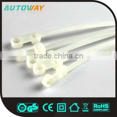 Different Size Mountable Head Nylon Plastic Cable Tie