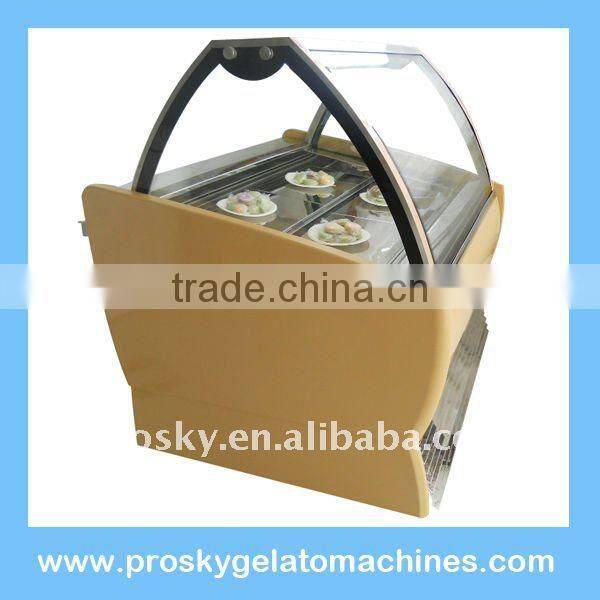 ice cream cold display freezer