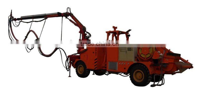 HSC-2013 tunnel construction shotcrete equipment wet mix concrete spray system with robot arm