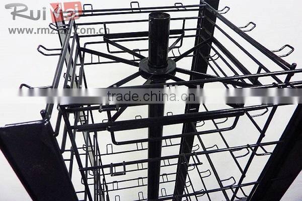 customized spinning metal hanging display rack