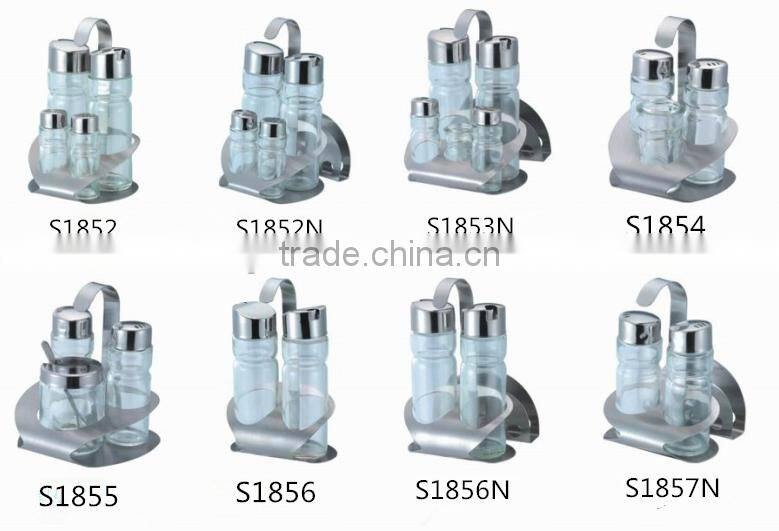 2016 Kitchen Stainless Steel Magnetic Condiment Container