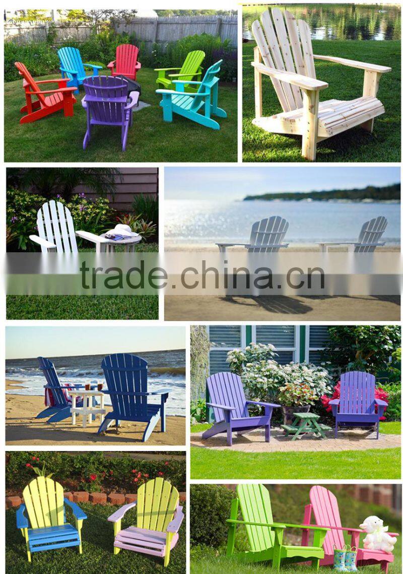 Wood Furniture Garden Chair, Wood Folding Adirondack Chair