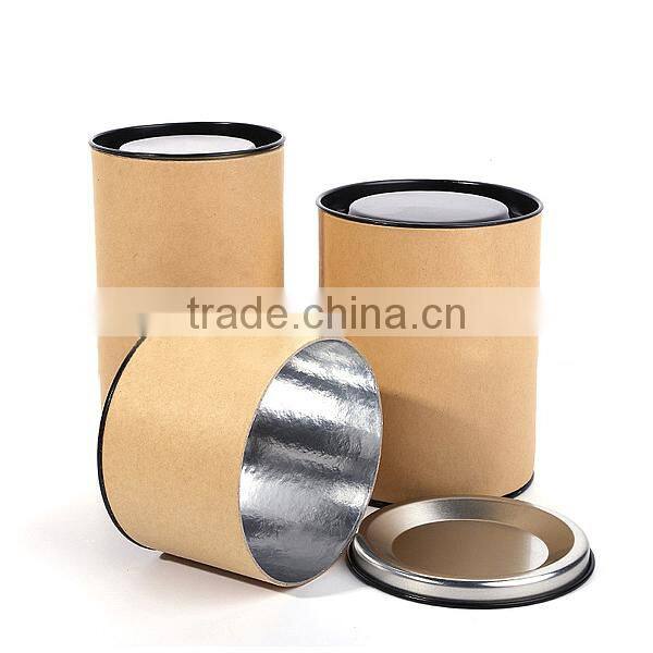 Customize all kinds of high-quality packaging box, kraft paper cylinder tea cans