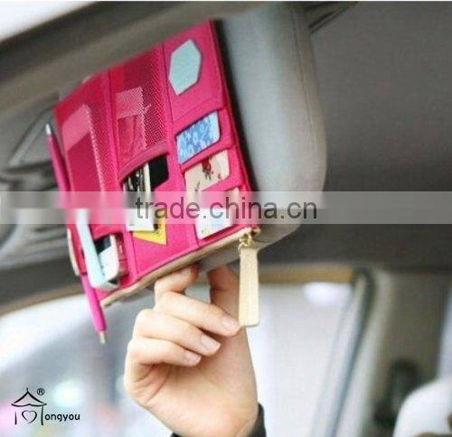 Multi-functional Auto Car Clip Sunvisor Car Storage Bag