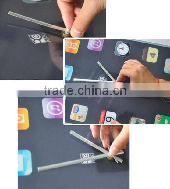 Supply creative tablet computer screen wall clock / mute scan wall clock