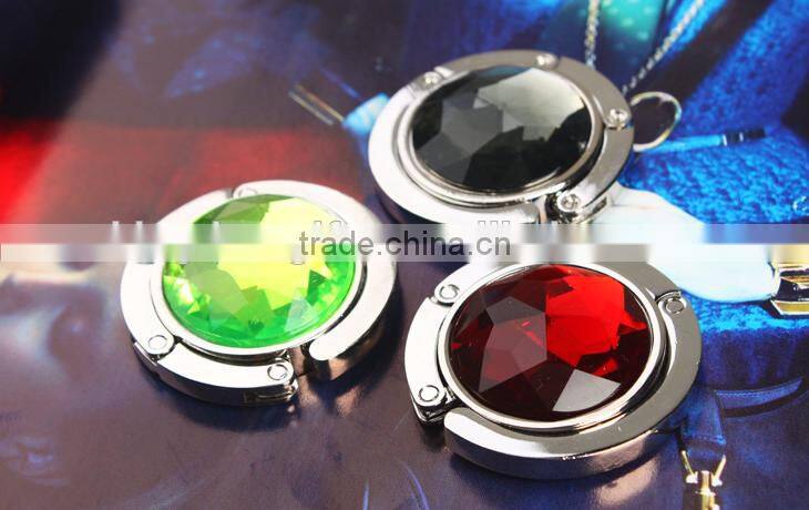 Collapsible original round shape bag hook