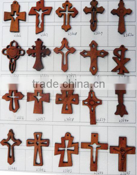Shandong laser cut New Design Wood Cross Hanging Decor,home decoration