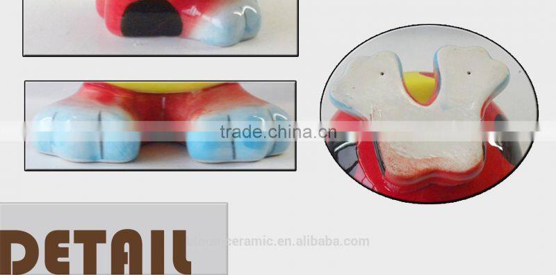 high quality ceramic foot shape bowl