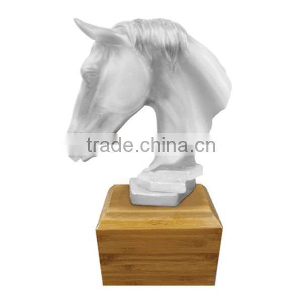 Resin horse wholesale bamboo funeral urs supplier
