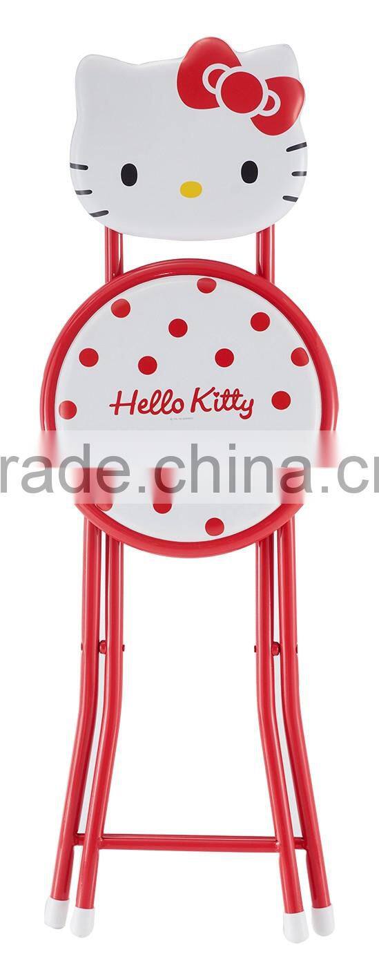 metal material foldable kids chair
