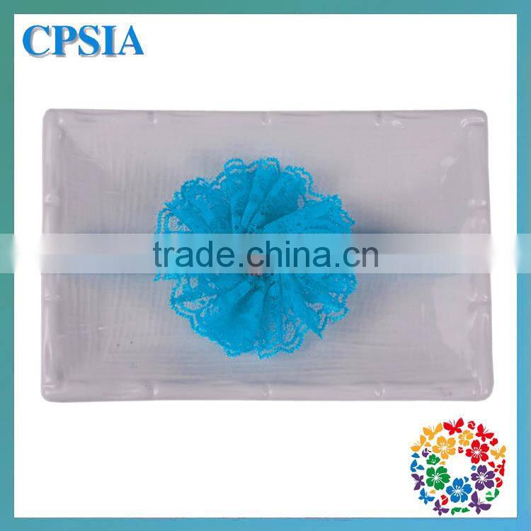 Baby Girl Vintage Lace Flower Headbands Toddler Headbands Knit Elastic Baby Headbands Interchangeable Elastic Bands