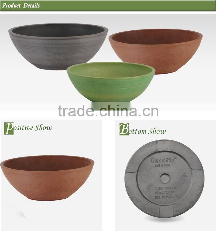 Plastic Pots Wholesale from Greenship/ 20 years lifetime/ lightweight/ UV protection/ eco-friendly