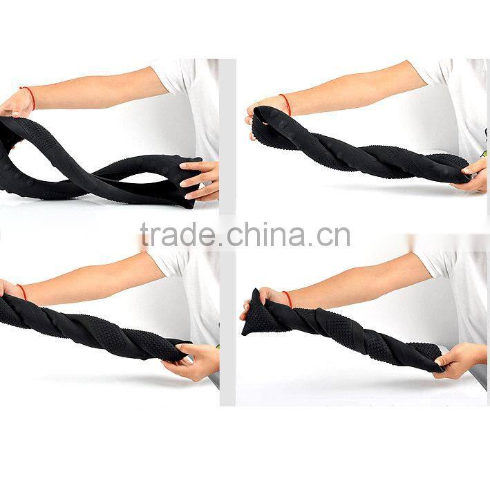 hoting selling fashion soft heated steering wheel cover purple car silicone steering wheel cover