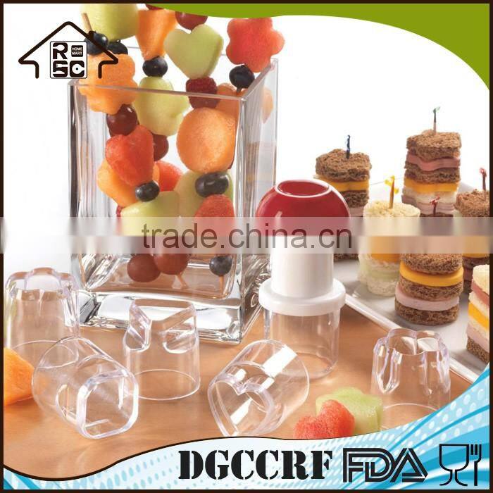 NBRSC High Production Plastic Mini Sandwich Maker Fruit and Sandwich Cutters DIY Tool