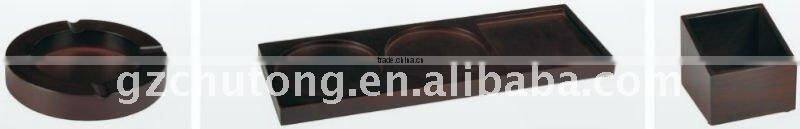 Newest hotel supplies wood dustbin