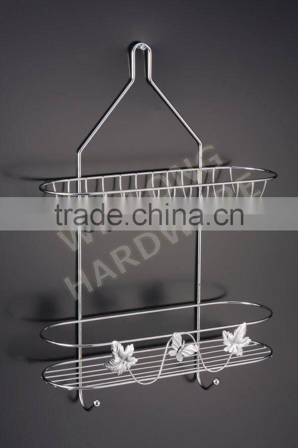 anti-rust metal shower caddy for bathroom