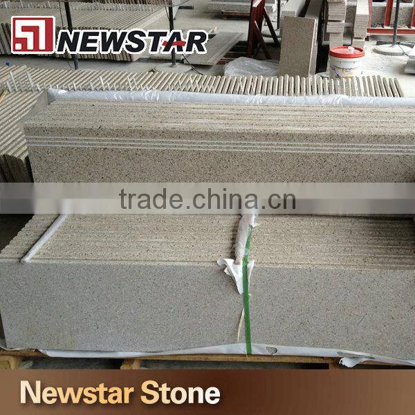 China G681 beige granite exterior stair design