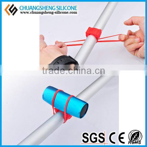 bicycle front light silicone banding straps