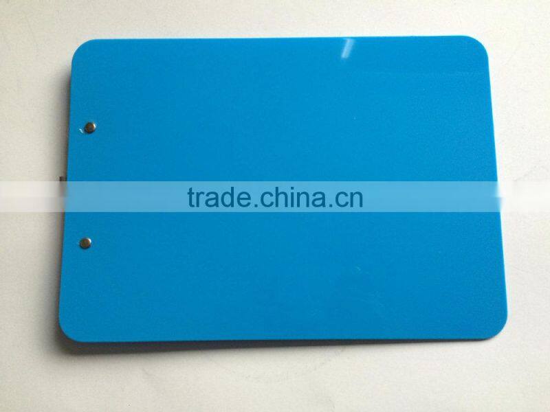 A4 PVC single/double printing clip board for office and school using