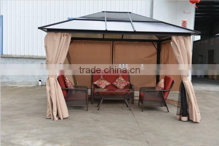 Hot Sell Alum. Polycarbonate Gazebo Outdoor Gazebo