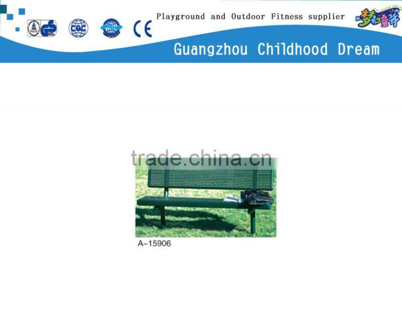 (A-15906) Green used park benches, used school bench, used outdoor furniture