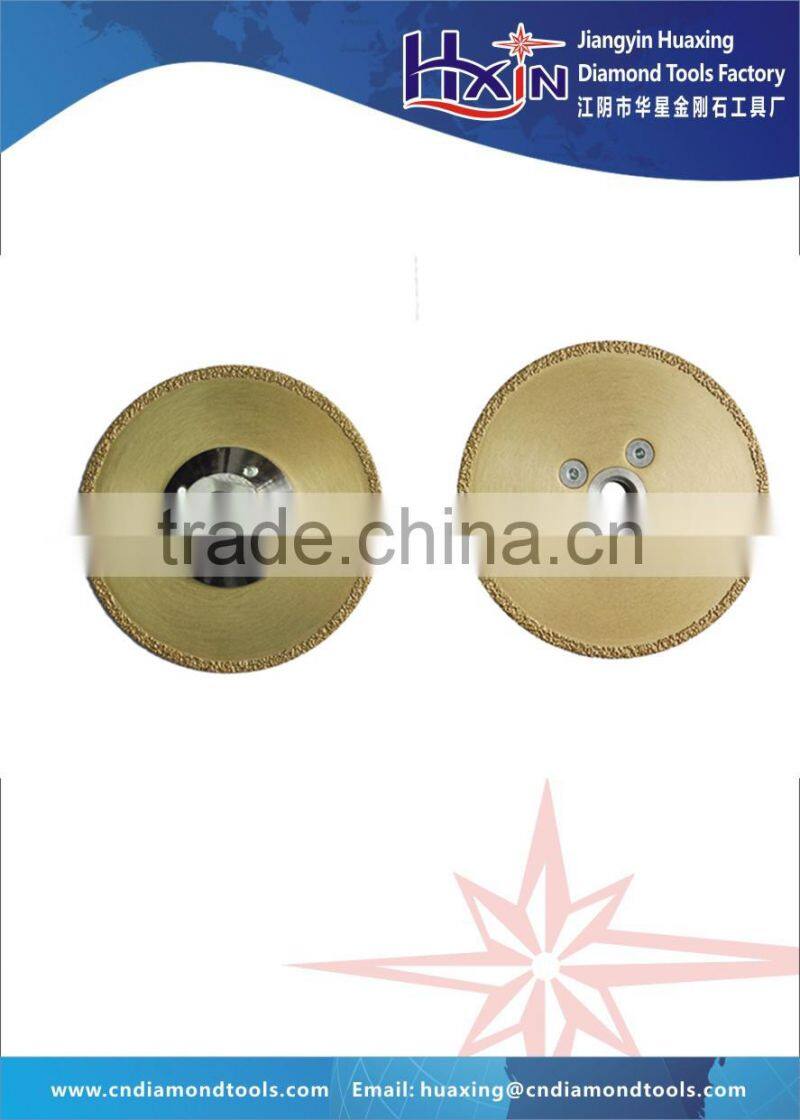 Vacuum brazed diamond saw blades for marble,ceramic
