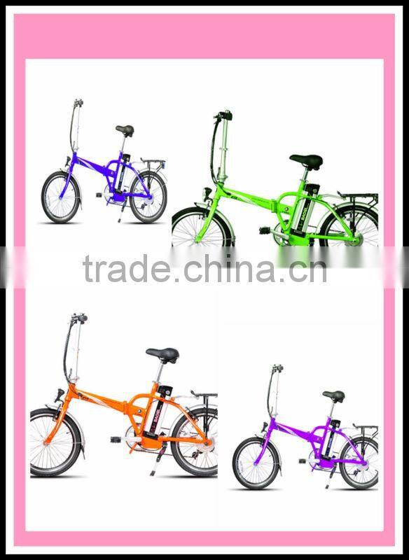 electric folding bicycle with 250W