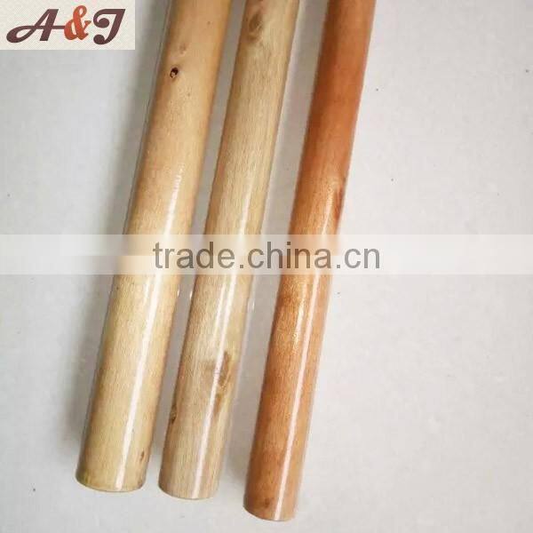 1 dollar items for imports varnished wooden stick broom and mop stick