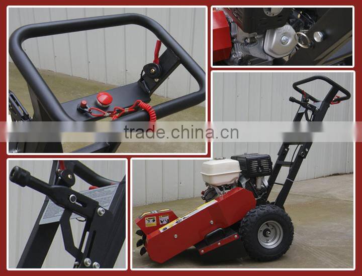 ISO9001 certificate competitive price high efficiency professional new petrol teeth stump grinder for garden