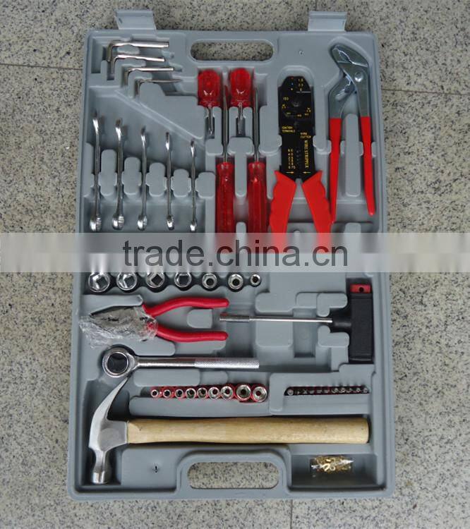 Promotional DIY tools set 100 pcs combination tools set with claw hammer