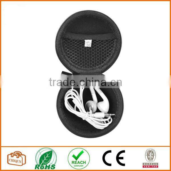 3 in 1 Black Earphone Handsfree Sansa Clip Zip mp3 player Hard EVA Case
